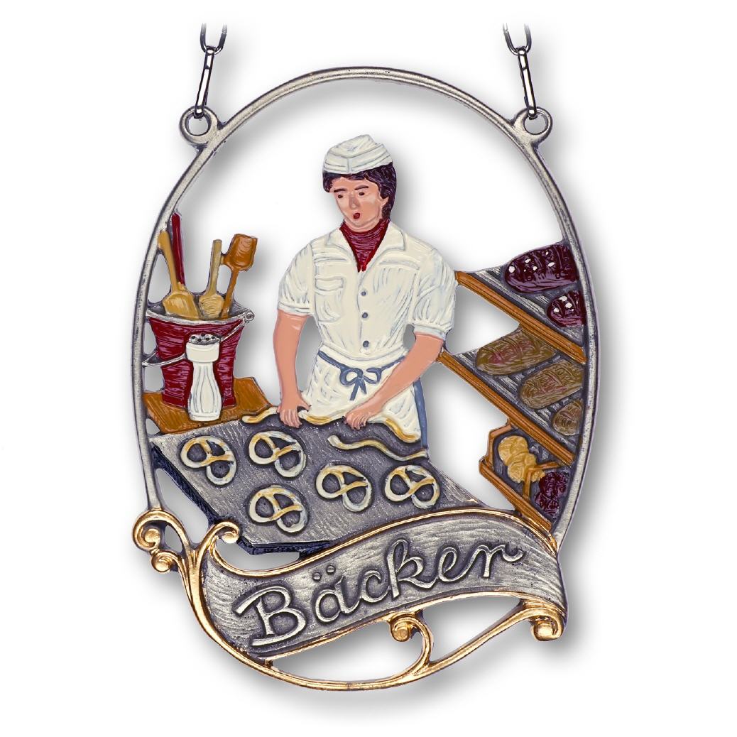 Zinnbild oval B&auml;cker