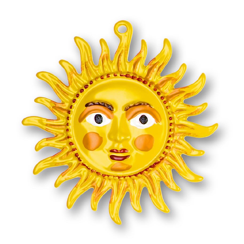 Zinnfigur Sonne