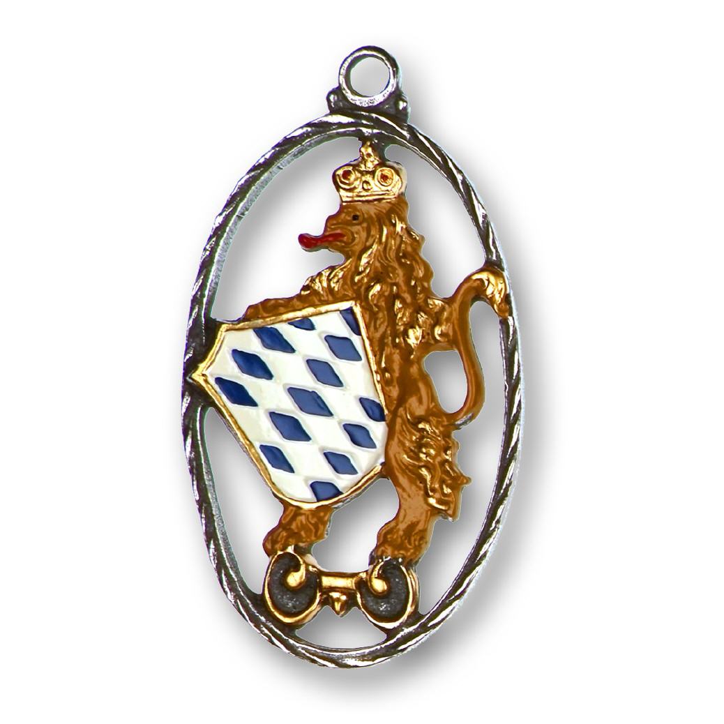 Zinnfigur Bayernl&ouml;we