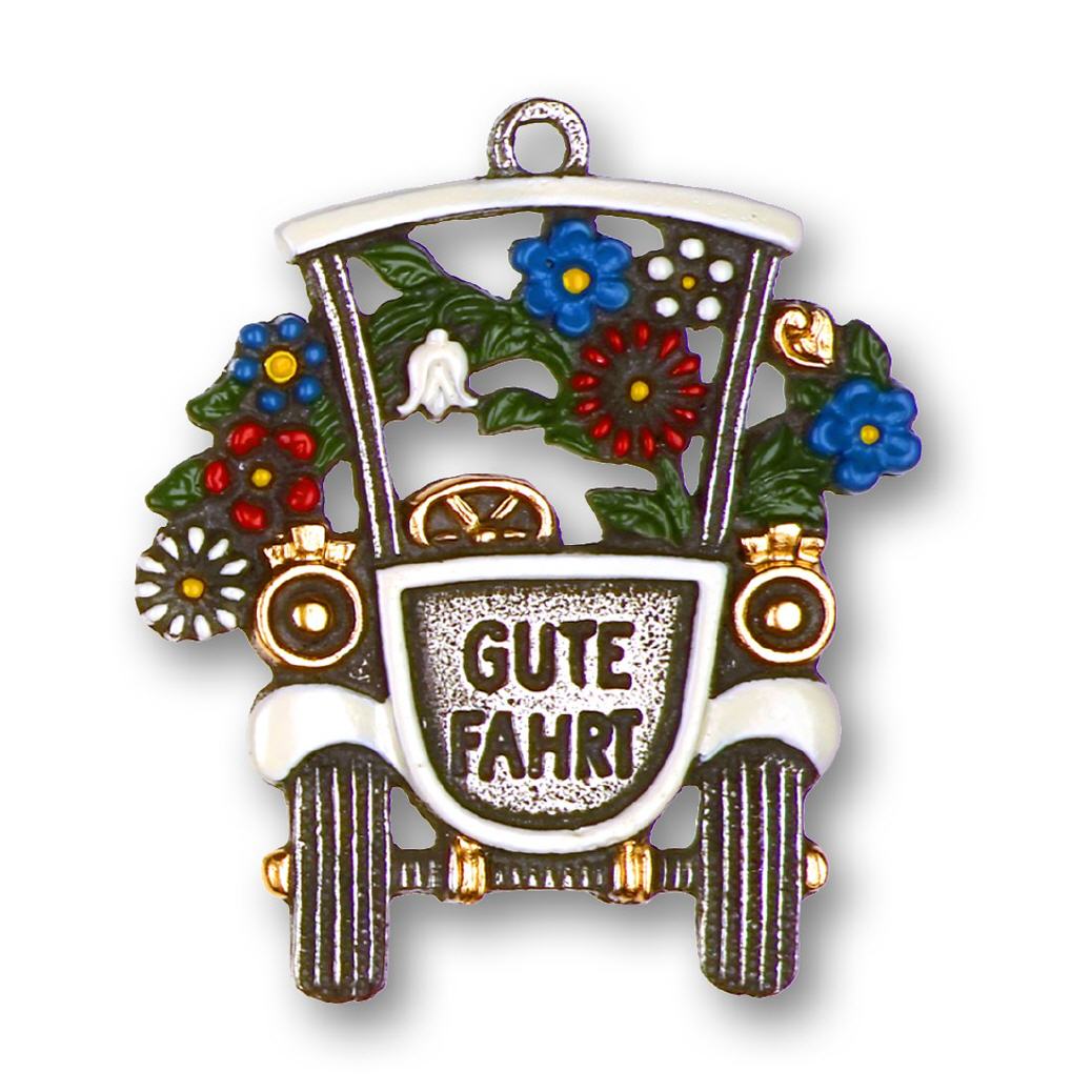 Zinnfigur Auto Gute Fahrt