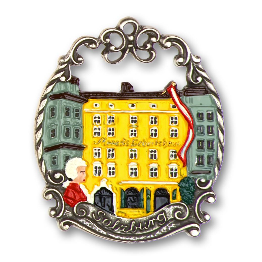 Zinn-St&auml;dtebild Salzburg Mozarthaus