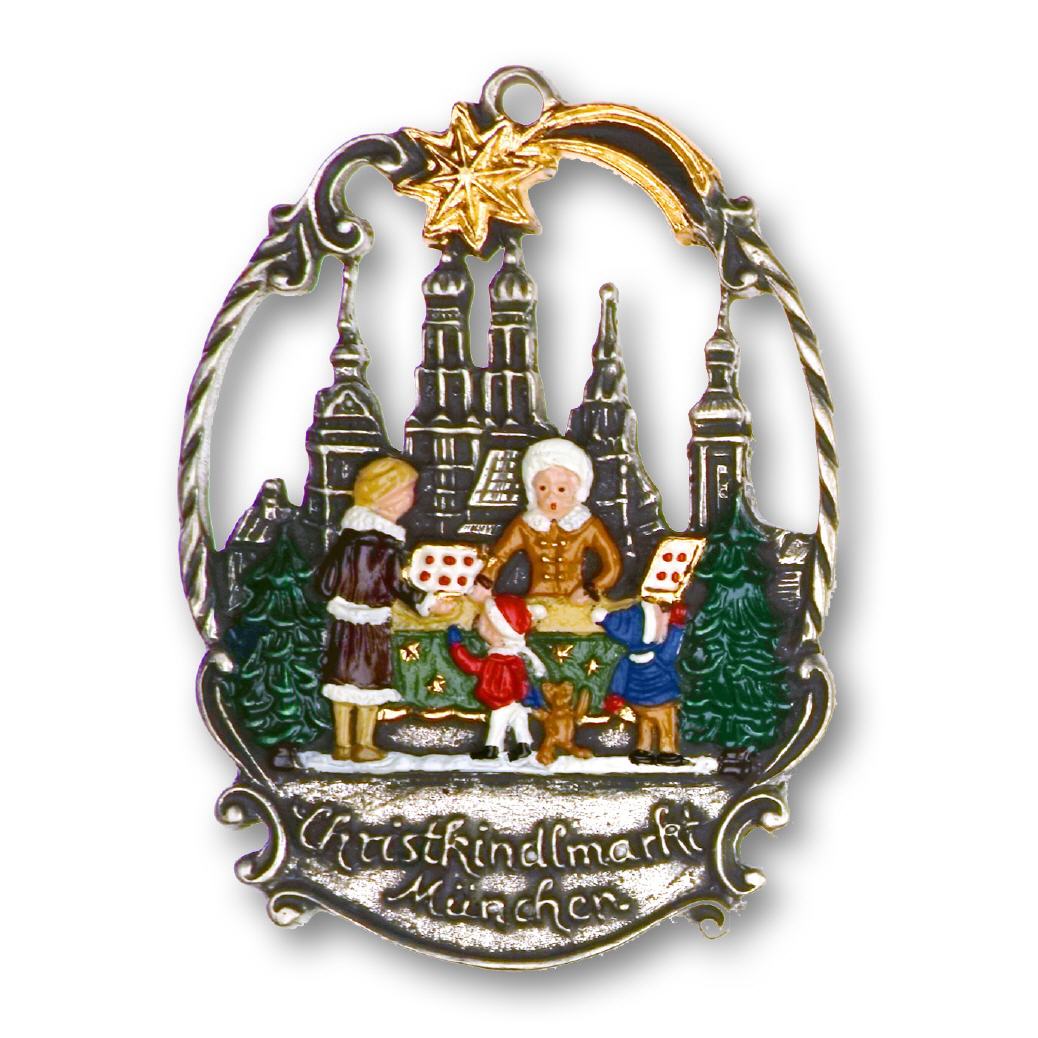 Zinn-St&auml;dtebild Christkindlmarkt M&uuml;nchen