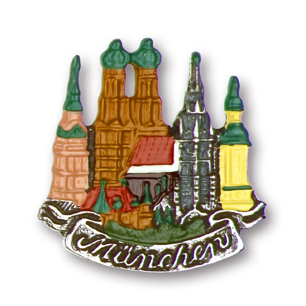 Zinn-Magnet M&uuml;nchen klein