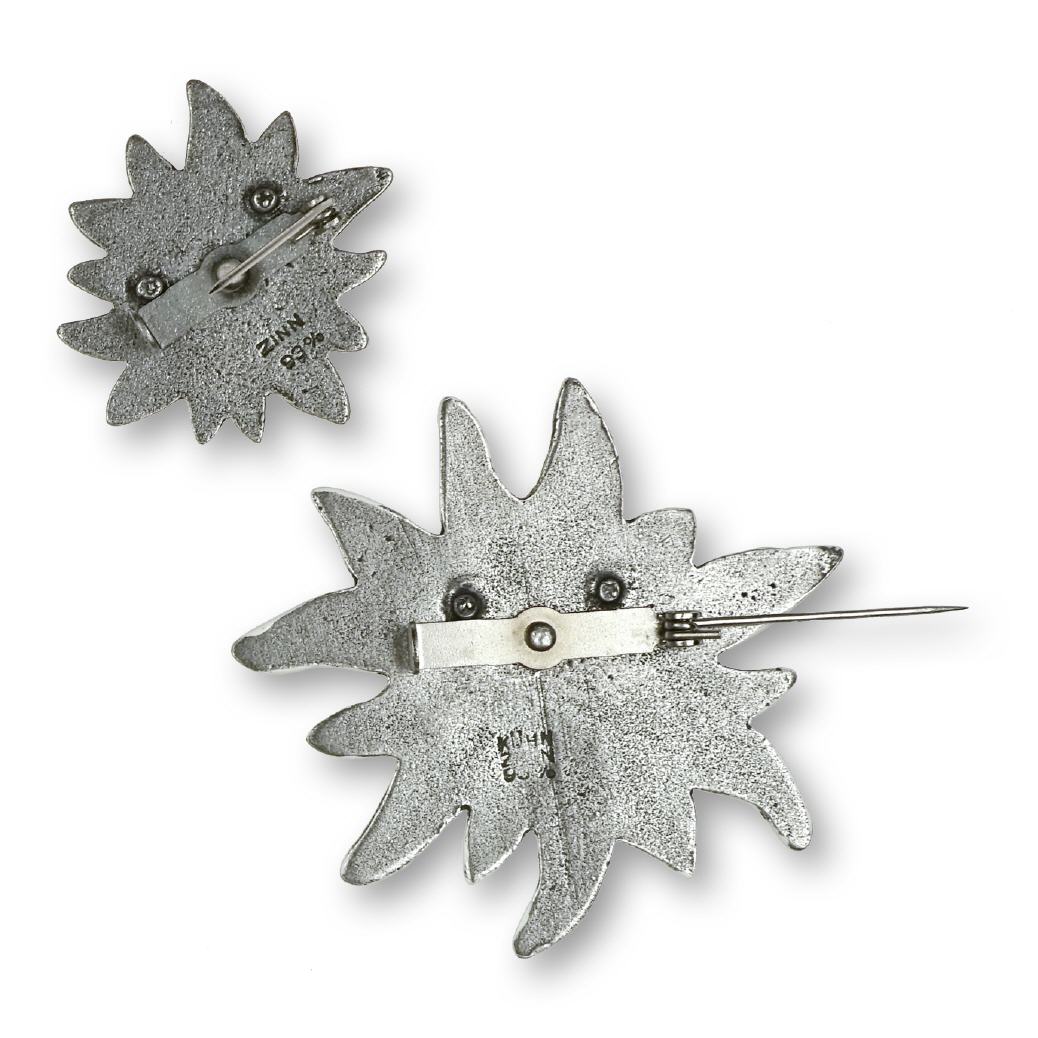 Zinn-Anstecker R&uuml;ckseite